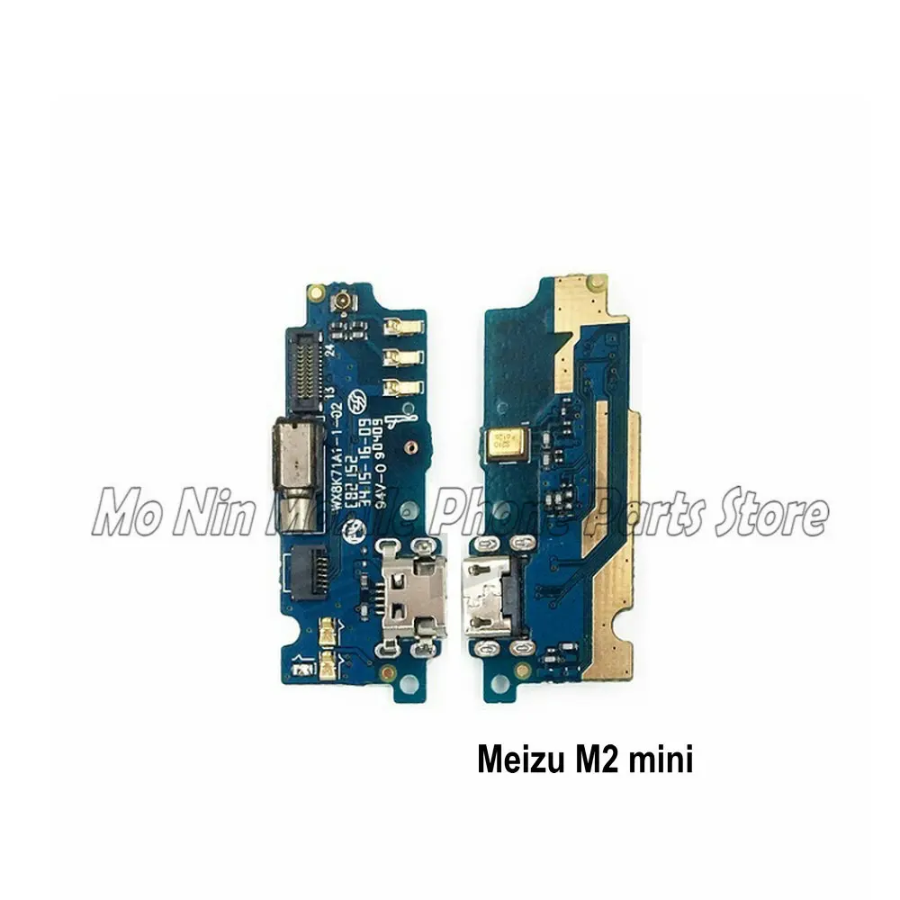 

New Microphone Module+USB Charging Port Board Flex Cable Connector Parts For Meizu M2 mini M2mini Replacement