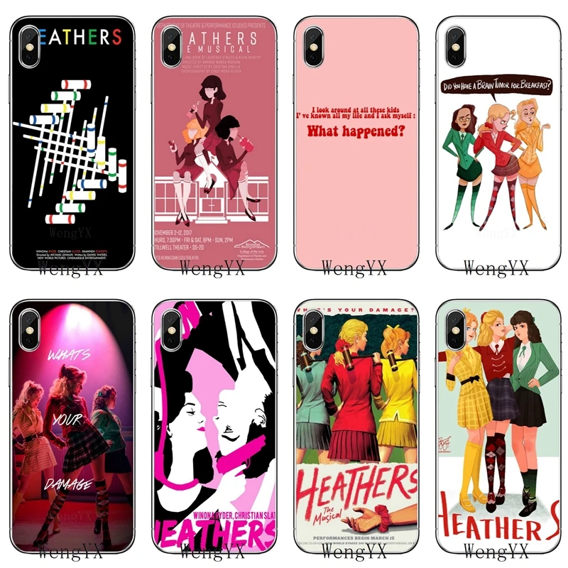 

For Huawei Honor 6 Play 6X 6A 6C 7A 7C 7X 8 8C 8X 9 Lite 10 V8 V10 Y5 Y6 II Y7 Y9 prime Heathers The Musical Broadway Soft case