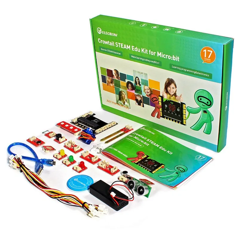 Elecrowtail паровой обучающий стартовый набор для Micro: bit Обучающий программирования
