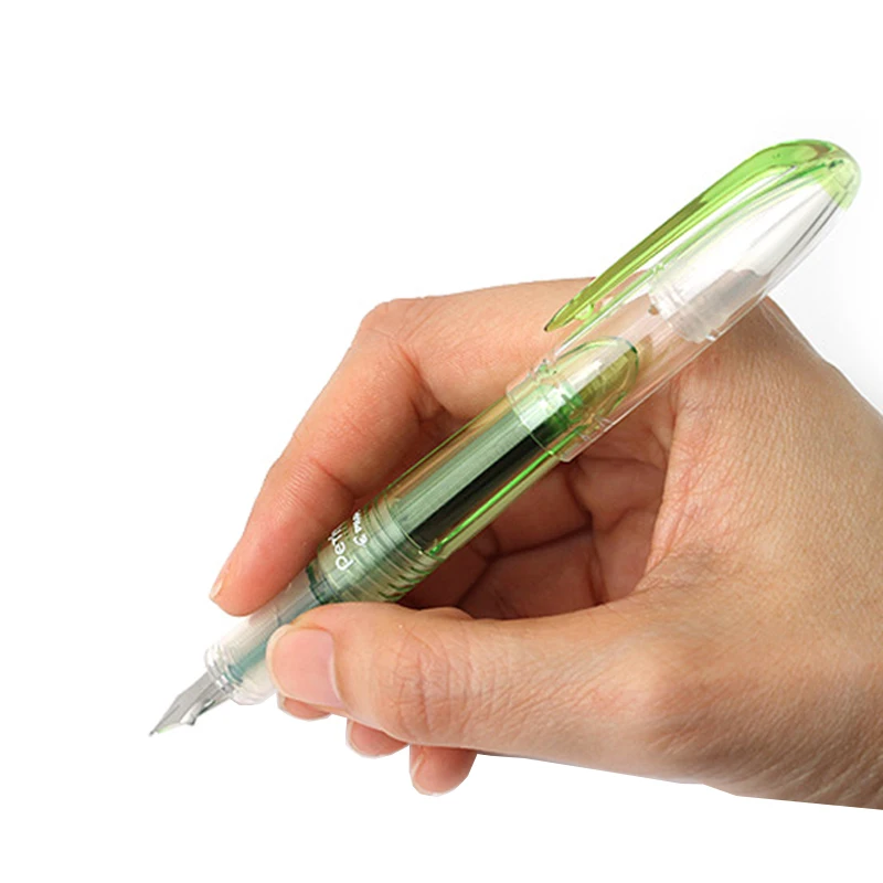 2 шт./лот, Маленькая прозрачная мини-ручка, kawaii SPN-20, Petit1, цветная, розовая, синяя, зеленая, для студентов, ручная, милая, японская, оригинальная