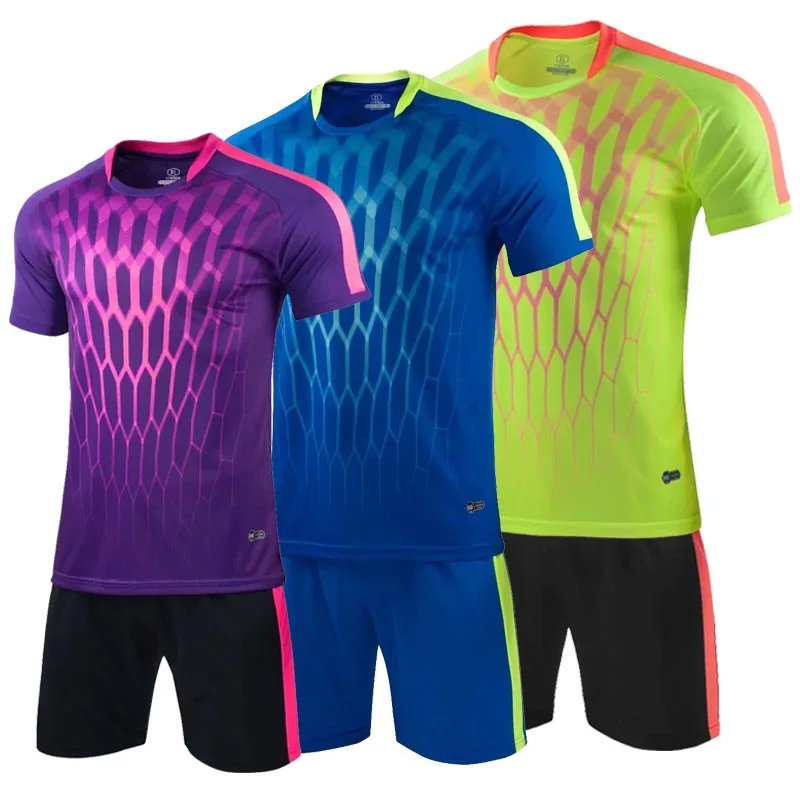 

2019 New Men Soccer Jerseys Survetement Football Uniform Sets Football Shirts Training Suit Mens Soccer Jerseys Kit Custom M-4XL