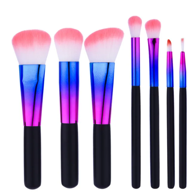 

7Pcs pincel maquiagem Makeup Brushes Set Powder Foundation Eyeshadow Brush Eyeliner Lip Brush Tool Pro Contour maquiage Brushes