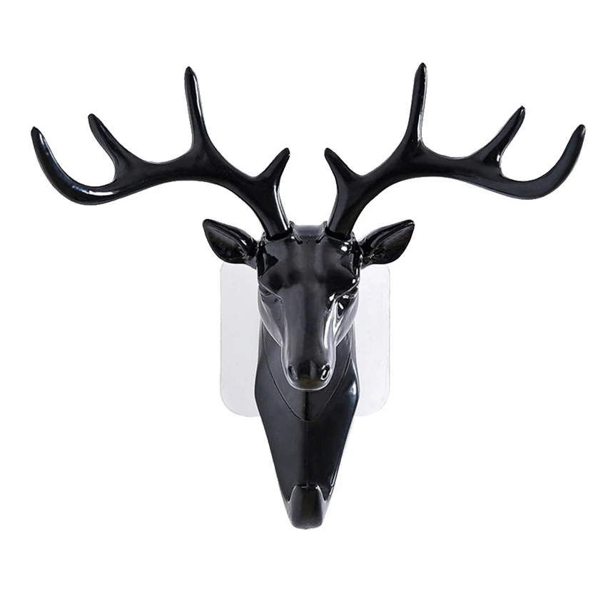 

Wall Hook Wall Hanger Deer Head Hooks Suction Hook Bag Keys Hook Bathroom Robe Hanger Bathroom Accessories F803