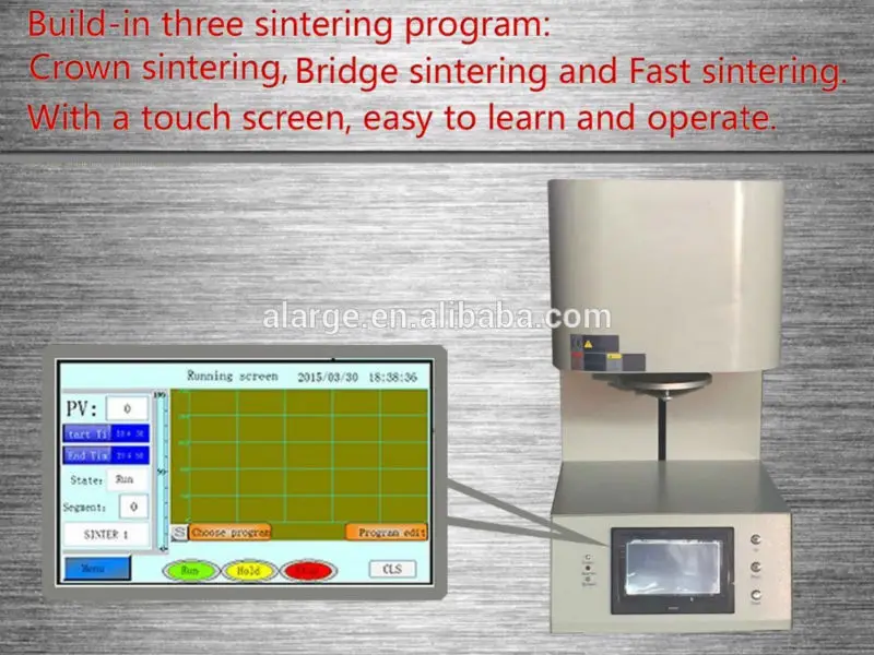 Uniform temperature porcelain dental furnace for sintering teeth dental ceramic furnacein