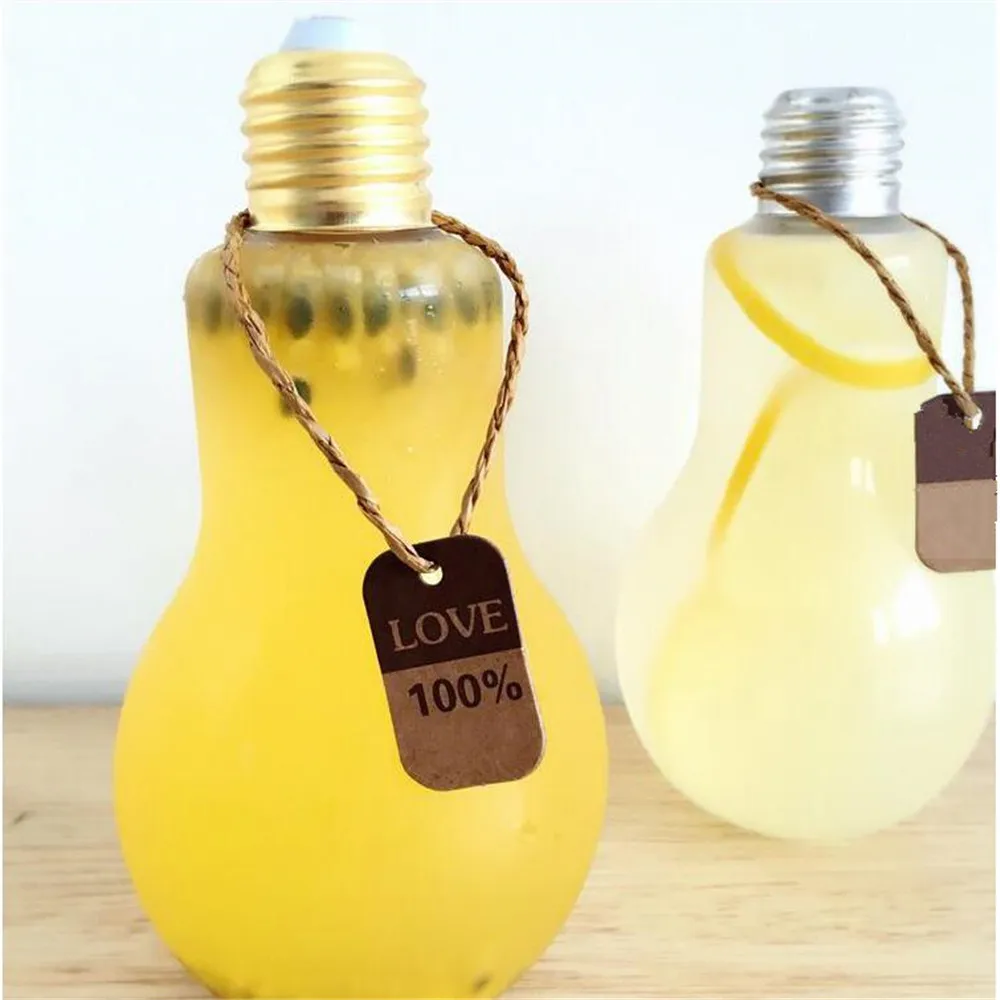 Новая лампа пластиковая бутылка для напитков молочная лампа креативный сок свадебный банкет чайный магазин бутылки с соломинками 10 шт