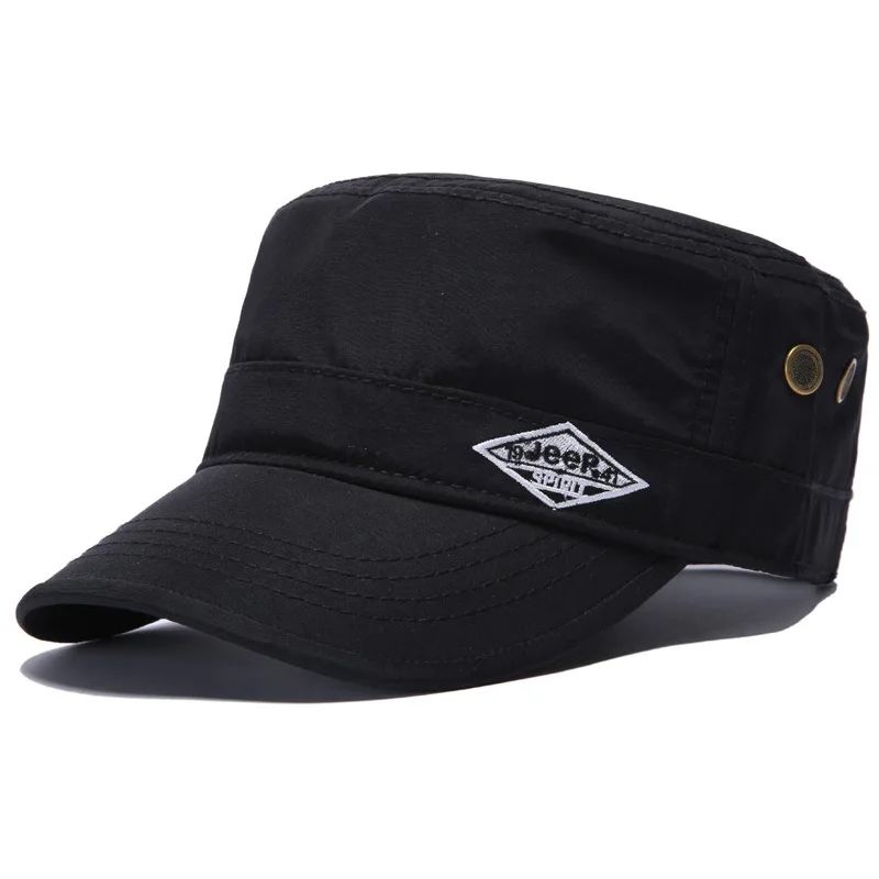 Original JEEP SPIRIT Baseball Cap Men Hat Women Snapback Streetwear Hip Hop Hat Unisex Caps Letter Adjustable Outdoor casquette - Цвет: Черный