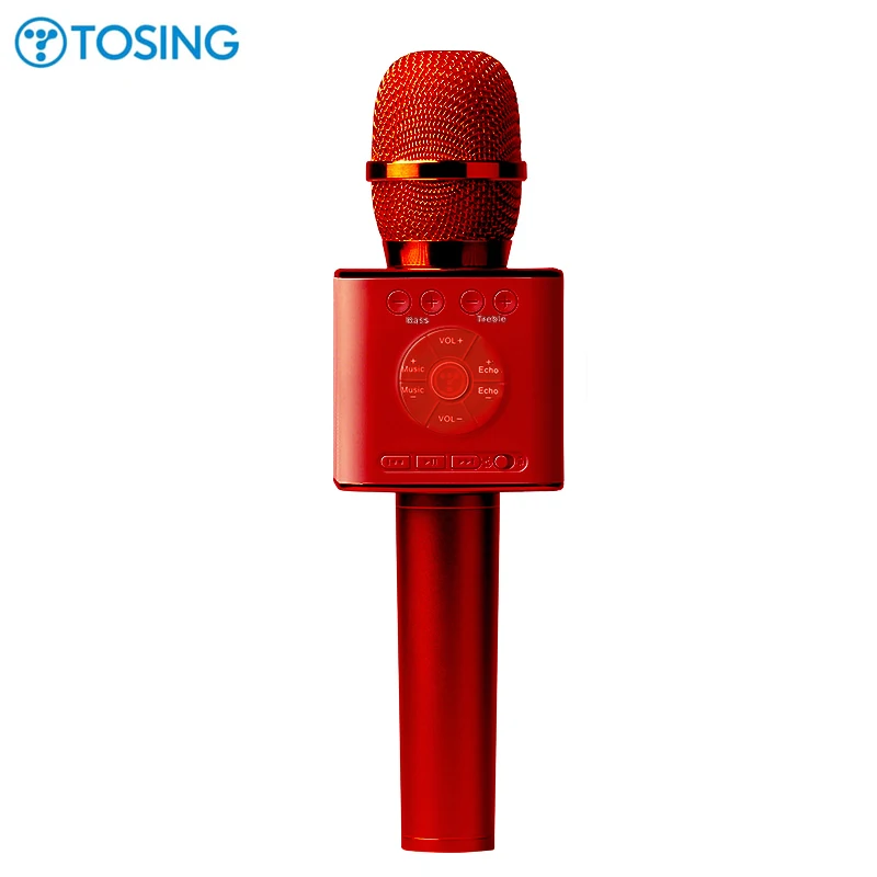 

Original Brand Tosing Q9 04 wireless Karaoke Microphone Bluetooth Speaker 2-in-1 Handheld Sing & Recording Portable KTV Player
