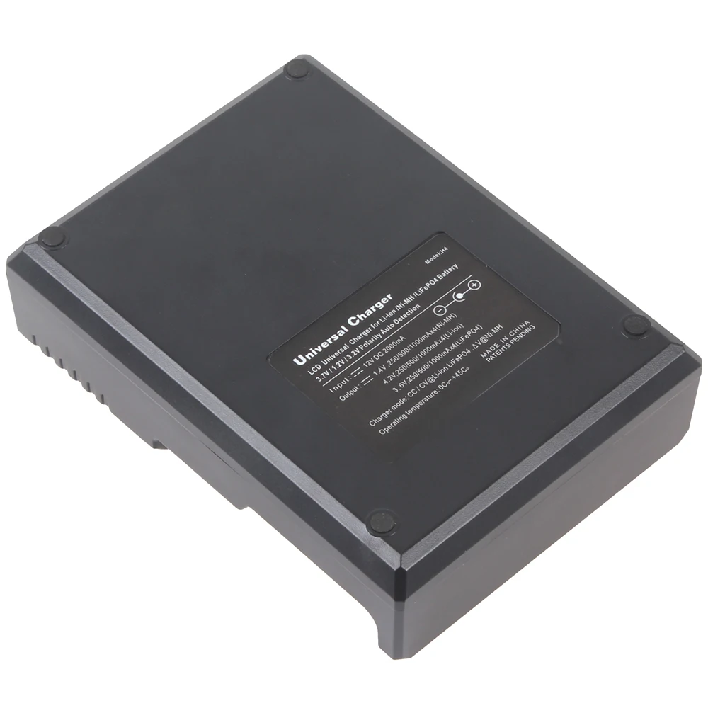 Soshine H4 Intelligente Ladegerat Digicharger ЖК дисплей Mit Auto Kabel Fur Li Ion AA AAA 18650 14500 16340 26650|Зарядные