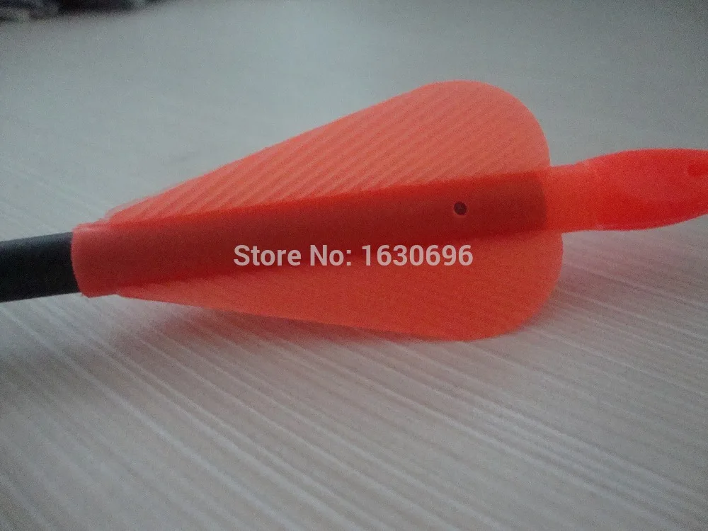 50pcs compound bow arrow vane 3" carbon arrow feather fletching free