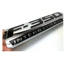 ABS Plástico F-350 F350 F-350International F350International Embleme Crachá Emblema Etiqueta Do Carro Emblema