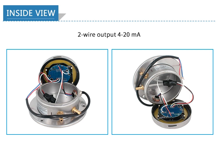 Беспроводной цифровой калибровочный манометр дифференциального давления воды/масла/воздуха 4-20mA выходной манометр-10~ 0~ 10 кПа
