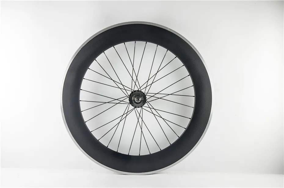Deacasen 80 мм Глубина 23 мм ширина карбоновые И Легированные задние колеса с глянцевым матовым велосипедом 32 отверстия задний колесный диск