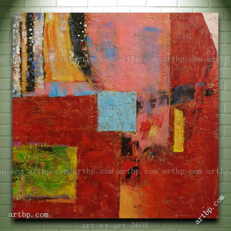 Contemporary Oil Painting Of Abstract Beautiful Color Nice