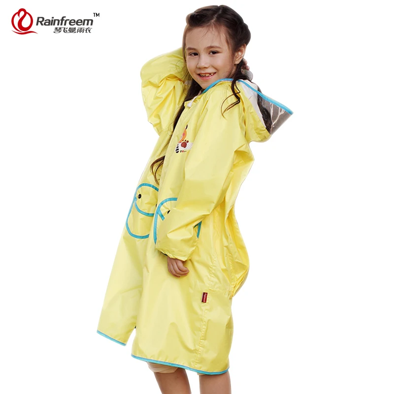 Rainfreem Impermeable Eco friendly Children Raincoat Healthy Kids