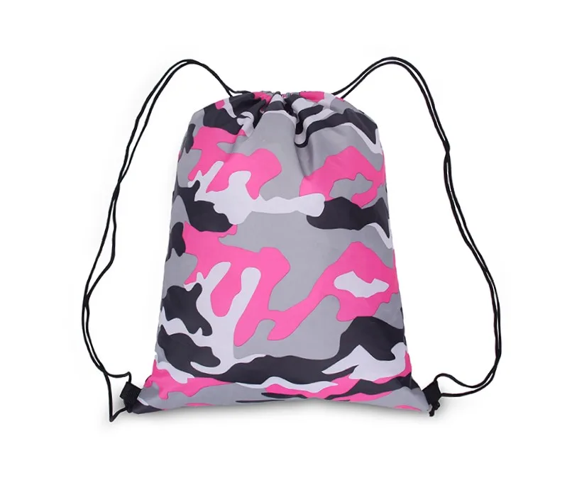 Women Camo Pink Drawstring bag Cheap 