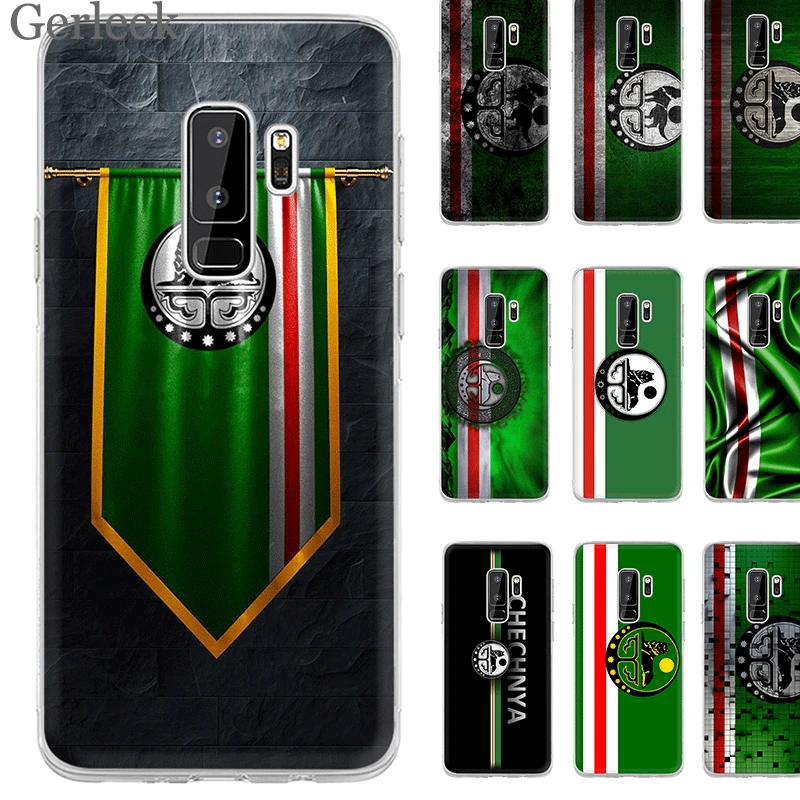 

Gerleek Flag Of Chechnya Phone Case For Samsung Galaxy A3 A5 A6 A8 A10 A30 A40 A50 A70 A7 A9 Plus Cover Hard