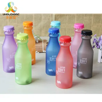 

550mL High Quality BPA Plastic Frosted Leak-proof Portable Water Bottle for Outdoor Sport Running Camping
