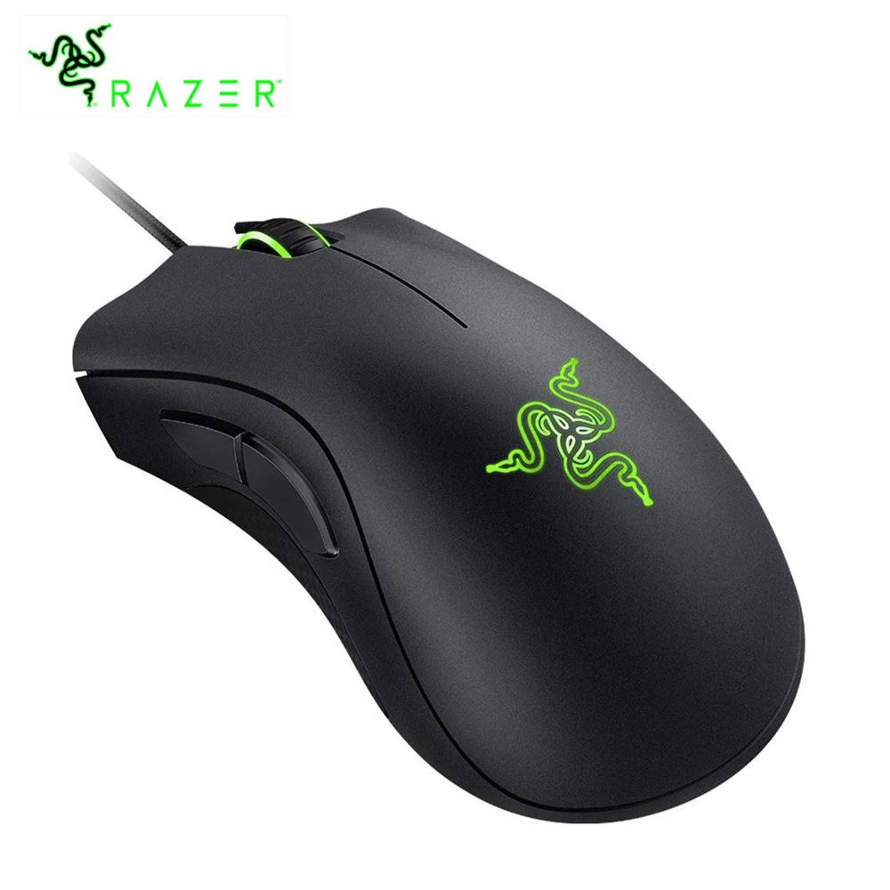 

Original Razer DeathAdder Essential Ergonomic Professional-Grade Gaming Mouse 6400 DPI Optical Sensor Gamer For Computer Laptop