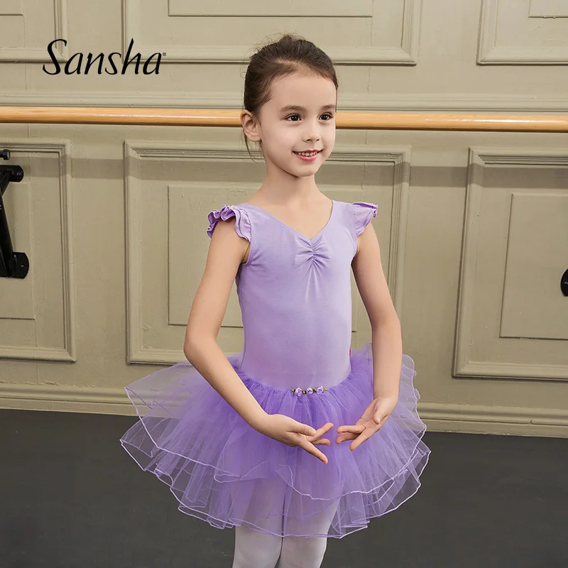 Sansha Kids Romantic Practice Tutu Children Dancewear Stage Tutu Ballet