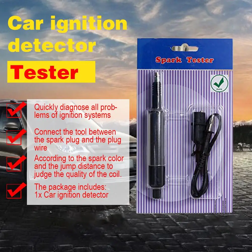 Comprobador de sistema de encendido de coche Detector de alambre de alto voltaje para automoción Comprobador de sistema de encendido de coche Detector de alambre de alto voltaje para automoción