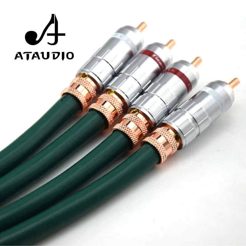 ATAUDIO FA 220 чистый OCC HIFI RCA кабель Папа папа Hi end Hifi 2RCA кабель|Кабели VGA| |
