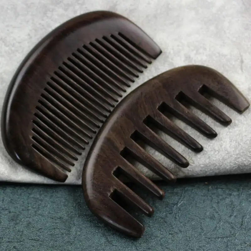 4 шт. Антистатические Массажные щетки для волос|sandalwood comb|wooden combbeard comb |