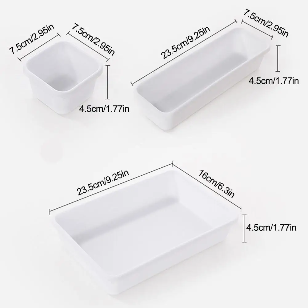 8 шт. ящик стиль коробка для хранения лоток неглубокие ящики органайзеры отдельная комбинация маленький предмет DIY может быть настроен