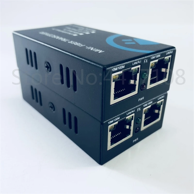 Мини-10/100 м Быстрый Ethernet-коммутатор конвертер 20 км Ethernet волоконно-оптический медиа конвертер одиночный режим 2* RJ45 и 1* SC волокно Порты и разъёмы