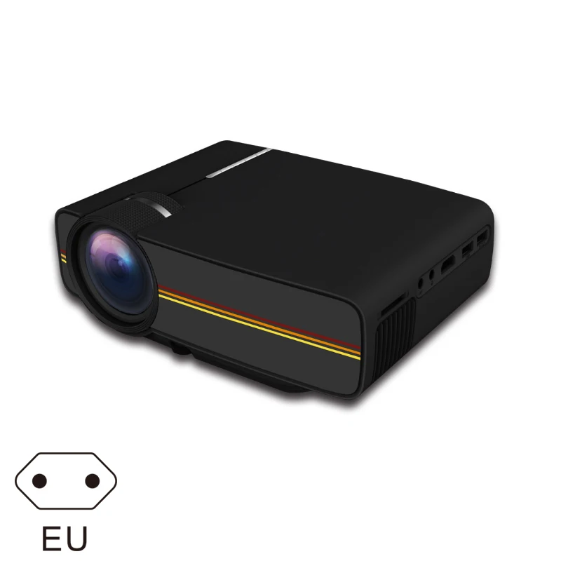 Мини домашний проектор HD 1080P Мультимедийный светодиодный видеопроектор