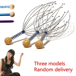 Hot Sale 1PC/2PCS Head Scalp Neck Equipment Stress Release Relax Massage Body Massager Head Massage Tools Random Color