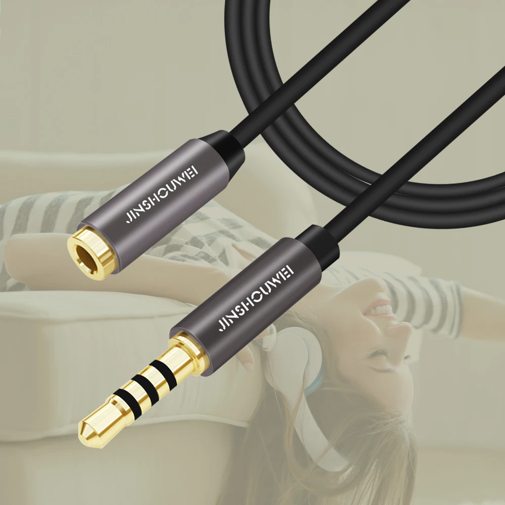 High Quality 3.5 mm Jack AUX Audio Cable 3.5 Jack Headphone Earphone Cable Extension for Huawei p20 pro for Xiaomi Samsung