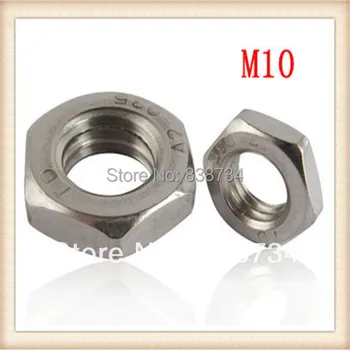 

high quality din439 m10 a2 thin hex nut (100PCS/BAG)