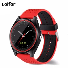 Leiefer Bluetooth Smart часы V9 DZ09 с Камера SmartWatch Шагомер здоровья спортивные часы Для мужчин Для женщин SmartWatch для Android