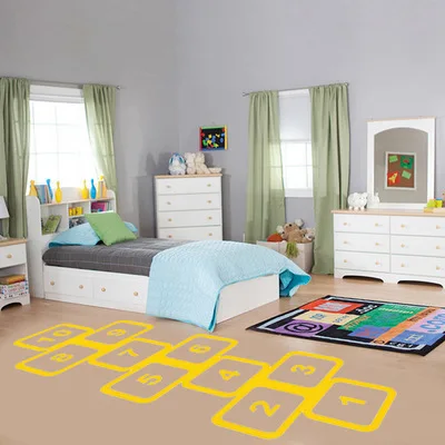 Us 21 33 6 Off Diy Game Posters Kids Rooms Decoration Wall Stickers Wall Decals Vintage Poster Ceiling Floor Sticker Home Decor Wallpaper In Wall