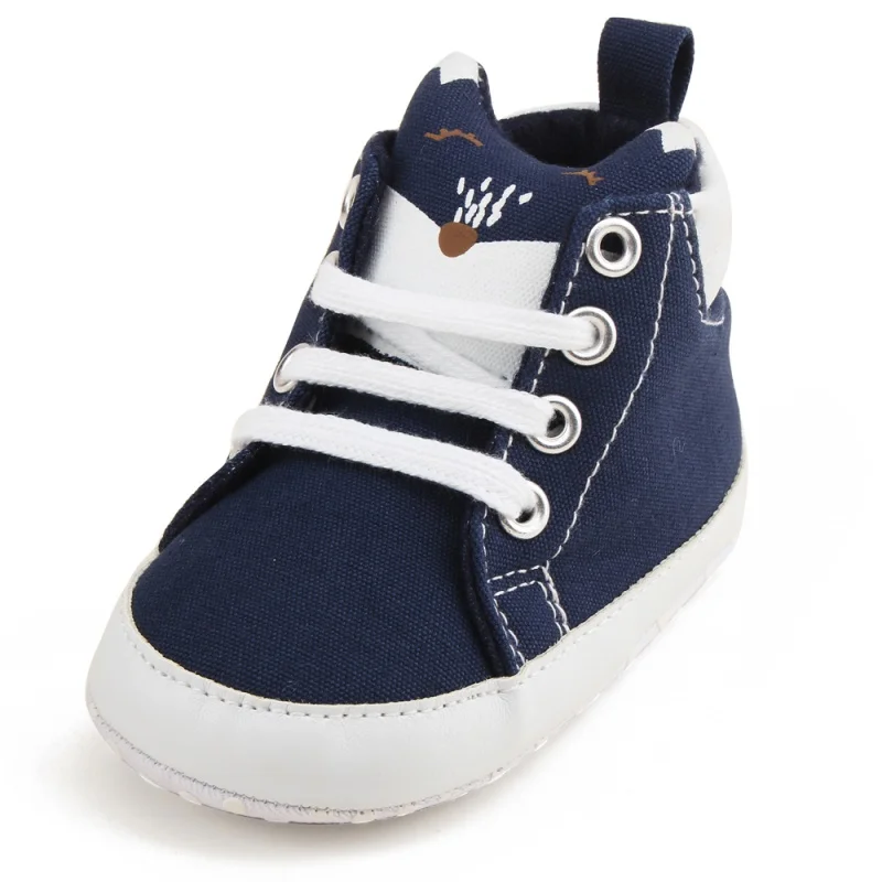Детская обувь; обувь для малышей с рисунком лисы; детская обувь для маленьких девочек и мальчиков с мягкой подошвой; обувь для новорожденных мальчиков; Кроссовки для новорожденных