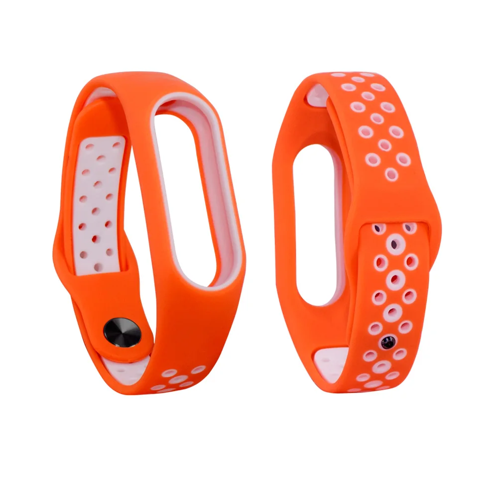 Цветной браслет для Xiaomi Mi Band 2 силиконовый ремешок наручный 2|Смарт-аксессуары| |