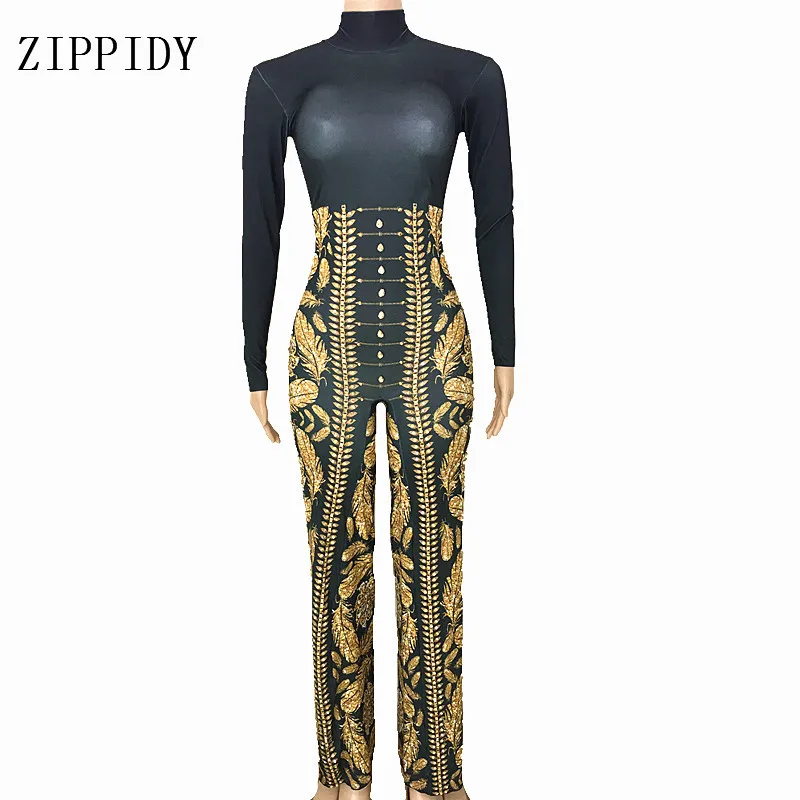 rhinestone one piece jumpsuit