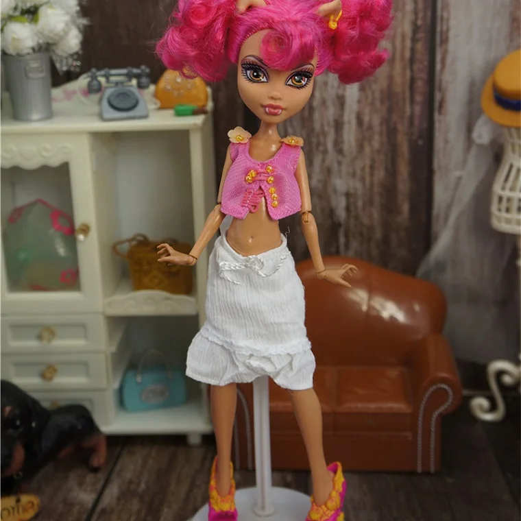 ; оригинальные детские аксессуары для куклы bjd; американский подарок для девочек; костюм; Повседневное платье для кукол Monster High; 1/6 - Цвет: 5 picture color