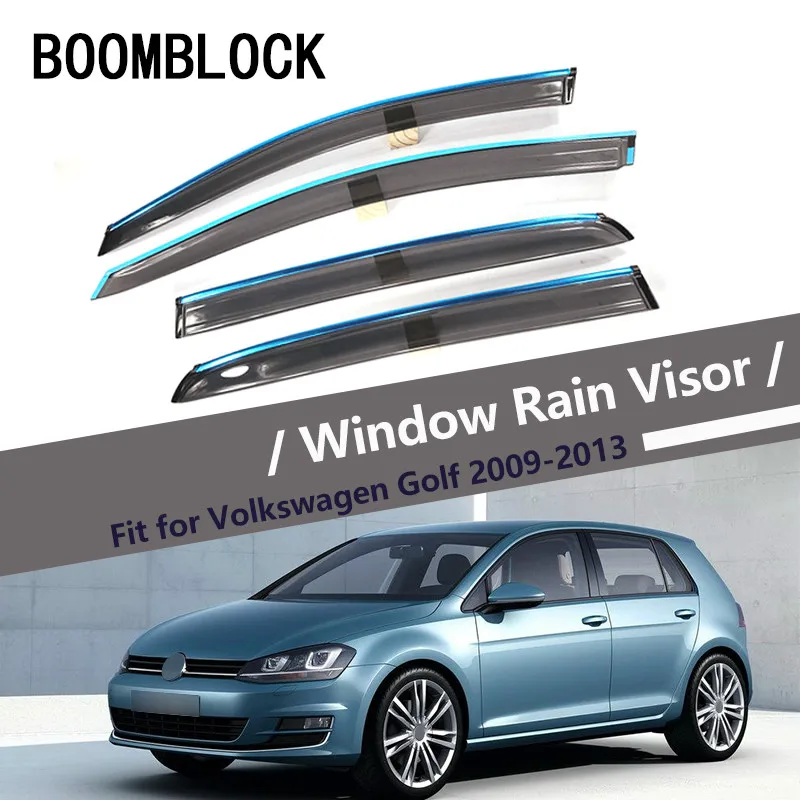 BOOMBLOCK Car Covers Window Visor Sun Rain Wind Deflector Awning Shield