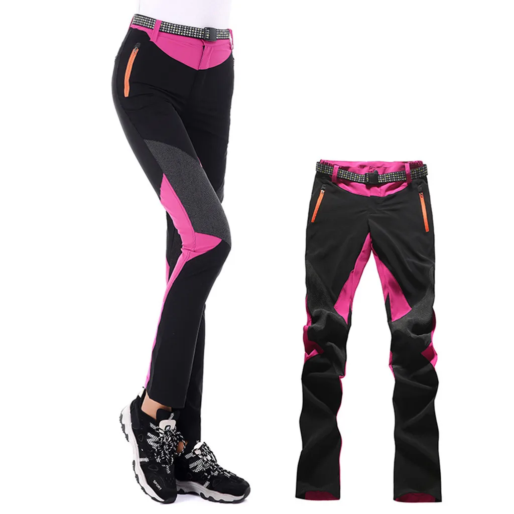 JAYCOSIN, женские быстросохнущие водонепроницаемые брюки, походные лыжные брюки для альпинизма, женские тактические Спортивные штаны для активного отдыха, новинка - Цвет: PK