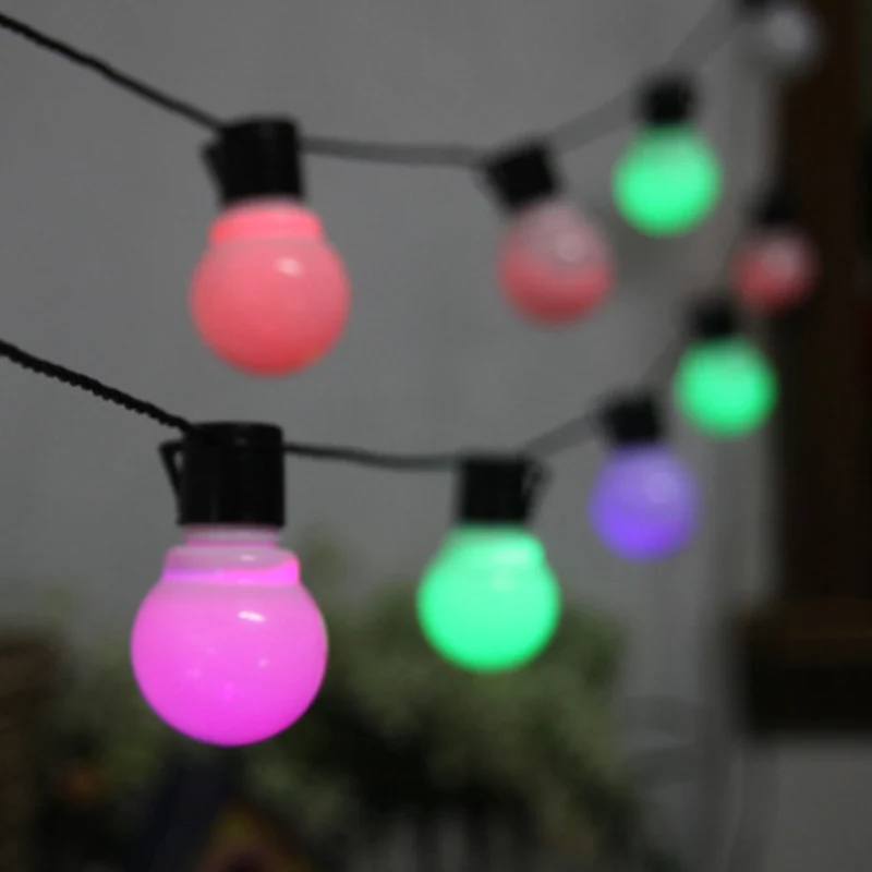 

10 LEDs Light Bulb String Lights String Garden Outdoor Fairy Summer Decor Lamp HVR88
