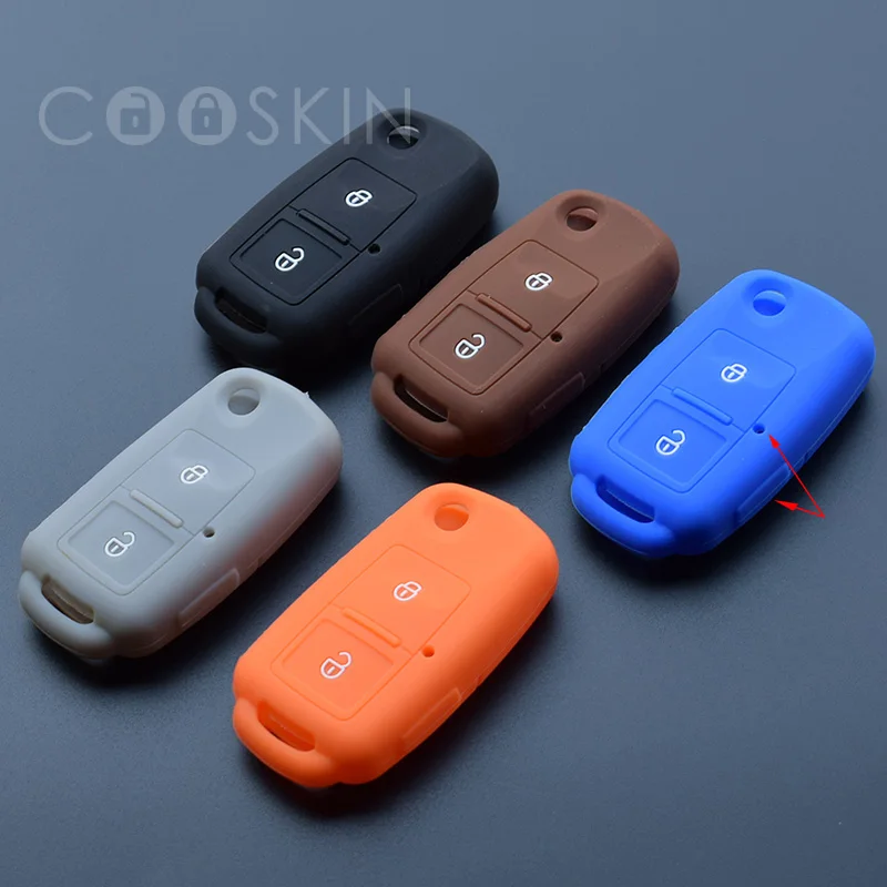 2 Buttons Car Key Silicone Protective Cover Case for VW Amarok Polo Golf MK4 Bora Jetta Altea Seat Skoda 100pcs/lot | Автомобили и