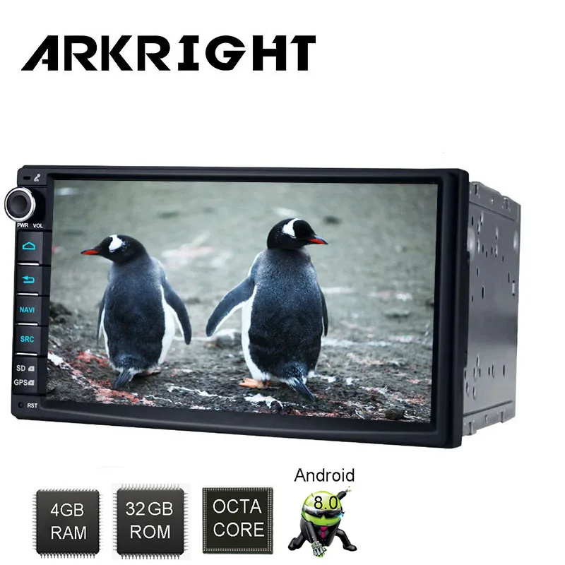 

New Sale 7" Double Din 4GB+32GB Universal Car GPS Navi Andriod 8.1 Wifi Bluetooth DSP Car Radio Rear Camera Multimedia Player