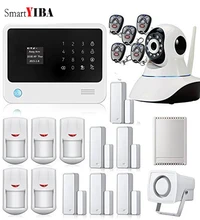 SmartYIBA GSM Home Protection GPRS Alarm System G90B Plus Support Relay WIFI PIR Motion Door Open/Close Detector Alarm Kits