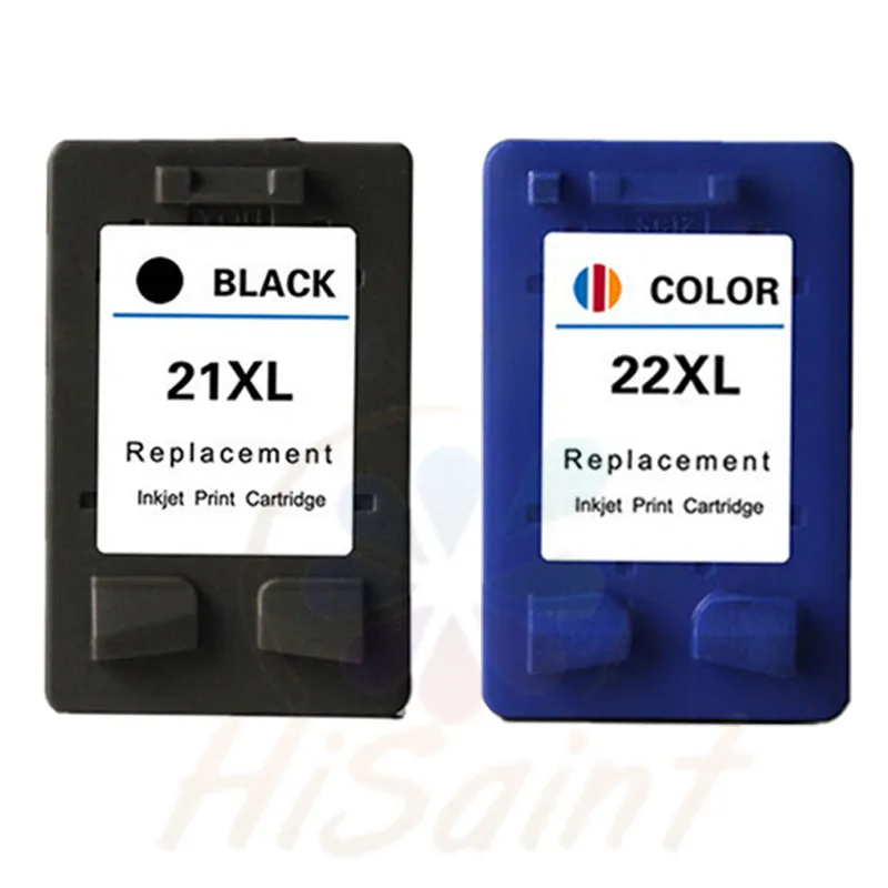 Hisaint para HP22 22XL Cartuchos de tinta para HP 21 22 para HP21 Deskjet  serie D1360 D1460 D2360 D2460 3920 3940 F370 impresora láser|hp 40  cartridge|ink cartridgeink cartridge for hp - AliExpress
