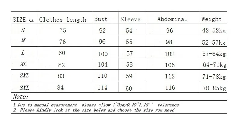 Clothes Size
