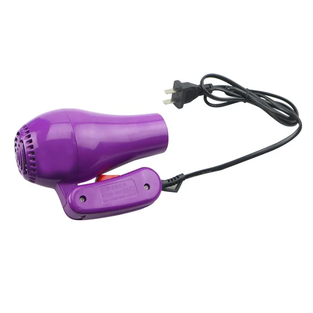 AC 220V Hair Blow Dryer 850W Travel Hair Dryer Compact Blower Foldable Portable US Plug