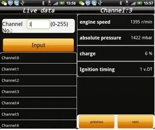 IOBD2 Diagnostic Tool display 5