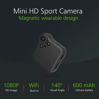 

Mini 720p WIFI ip Camera Wireless Sport Action Vehicle Motion Sensor Camera P2P Portable DV magnetic Surveillance Cameras