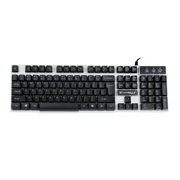

Wired USB Keyboard LED Muticolor Backlight Game 104keys Gaming High-quality Optical Ergonomic Multimedia Keyboard For PC